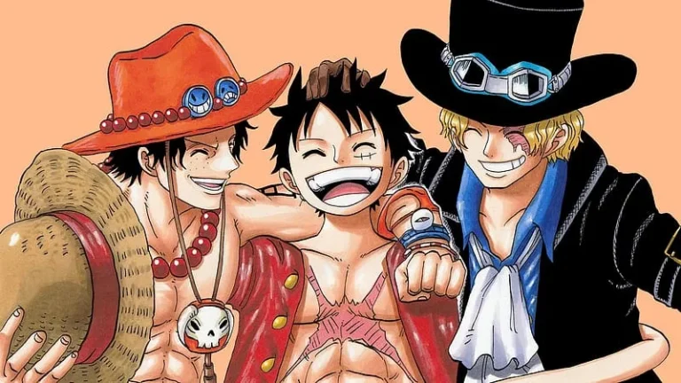 ace luffy y sabo de pequeños