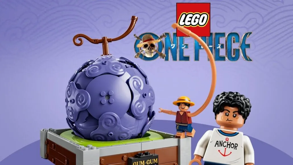Set LEGO One Piece 75647 Gum-Gum Fruit, la fruta Gomu Gomu de Luffy