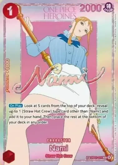 Carta Nami SP Heroines Edition Vol. 2 One Piece Card Game