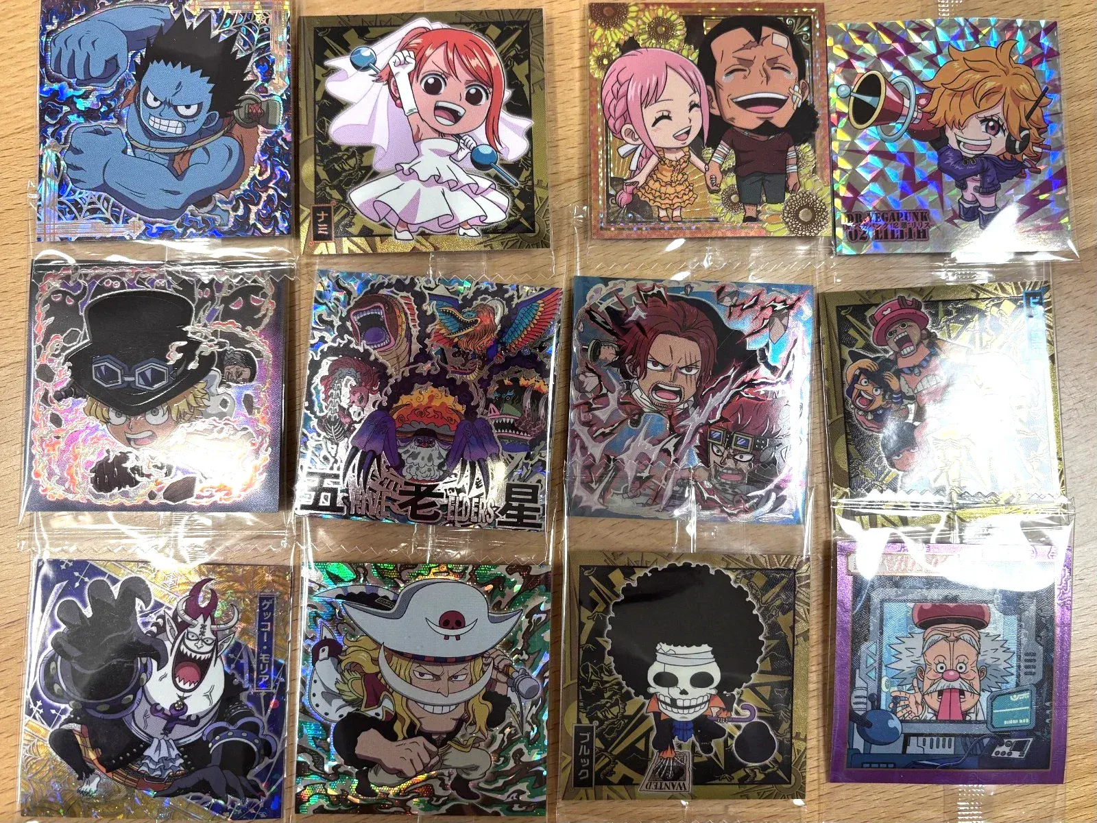 One Piece Wafer pegatinas coleccionables Niformation variedad