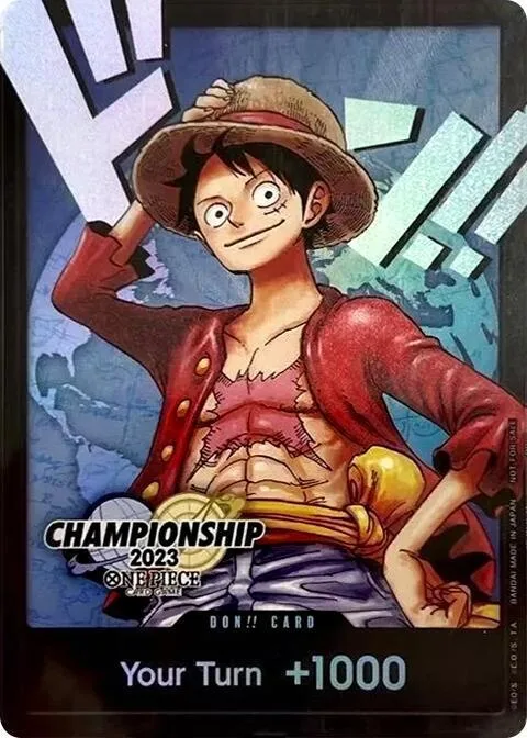 Promo DON!! Championship 2023 de Luffy, con distribución casi exclusiva en Norteamérica