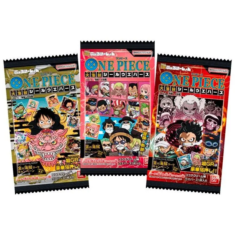 Niformation One Piece pegatinas coleccionables Bandai wafer