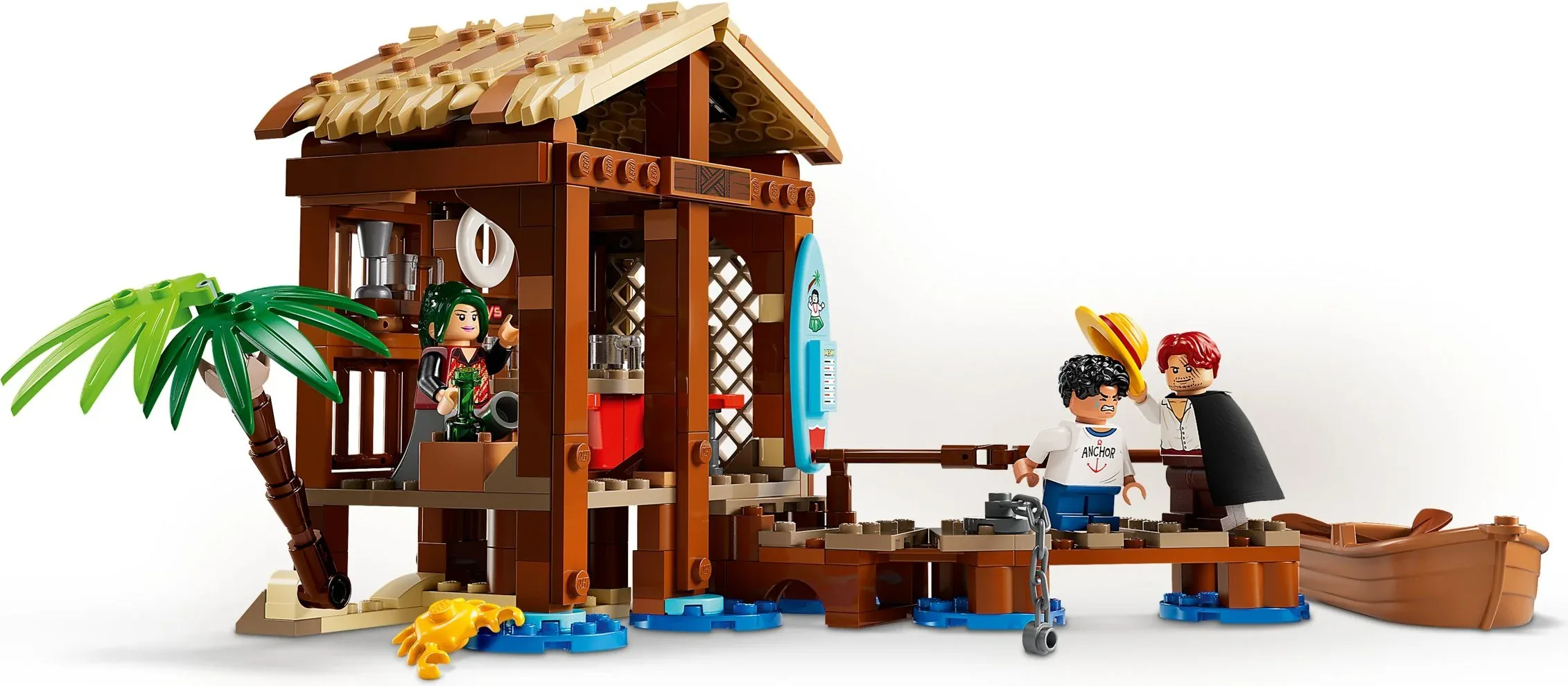 Set LEGO One Piece 75636 Windmill Village con Luffy niño, Shanks y Makino
