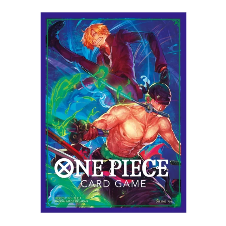 Zoro y Sanji en las fundas de protección de la colección OP-06 de One Piece TCG